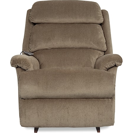 Power Rocking Recliner w/ Headrest & Lumbar