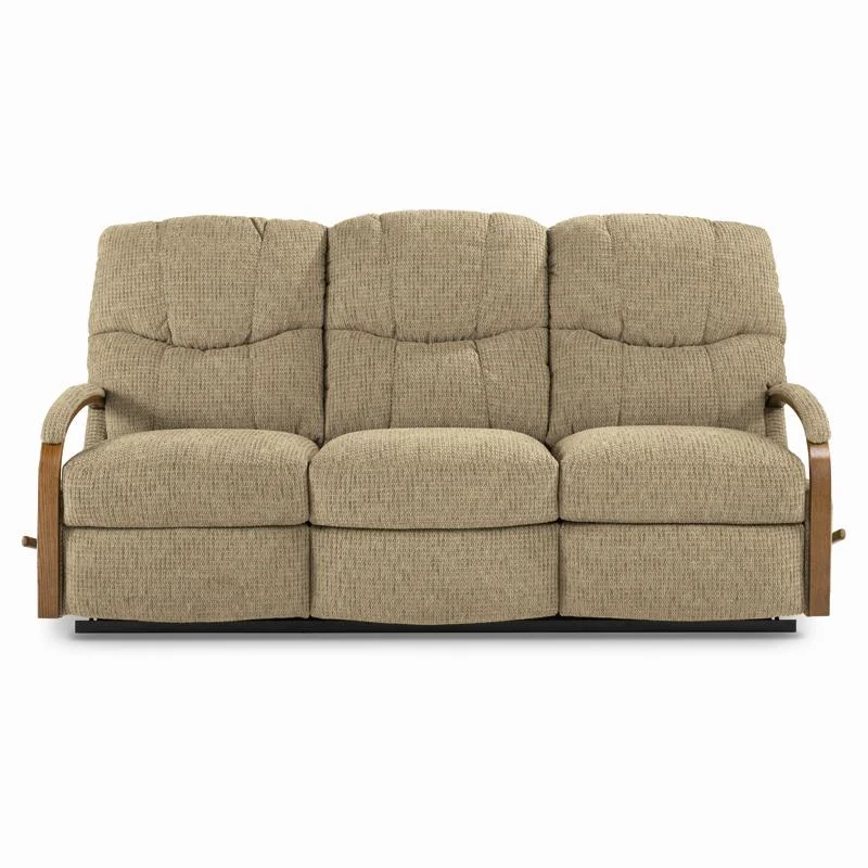LaZBoy 030437 ReclinaWay® Full Reclining Sofa with Wood Arms