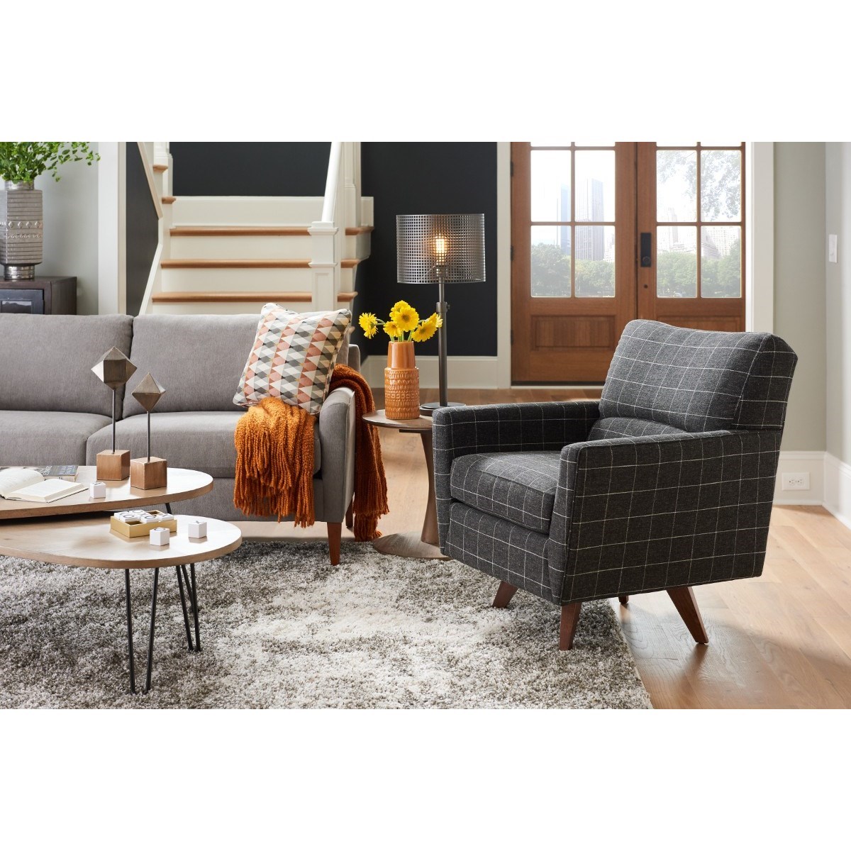 High Leg Swivel Chair