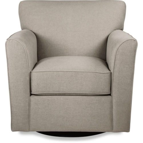 Allegra Swivel Glider with Flared Arms