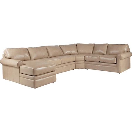 Sectional Sleeper with Full Mattress