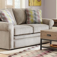 Loveseat with Rolled Arms