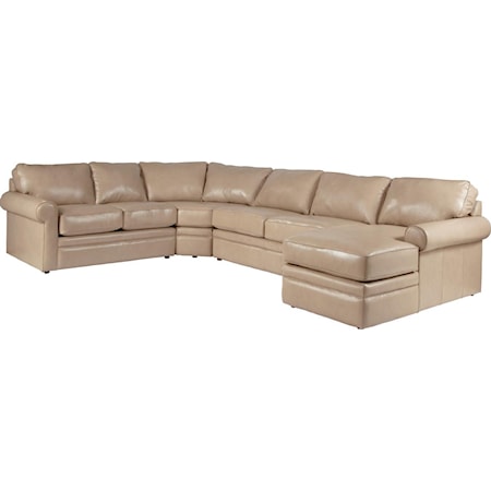 Sectional Sleeper with Full Mattress