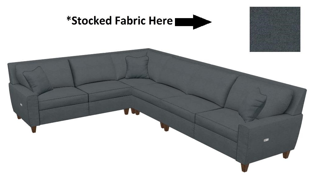 LaZBoy Edie 9912571 4PC Duo Power Sectional Johnny Janosik