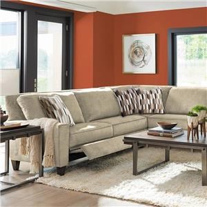 Lazy boy reclining on sale sectional with chaise
