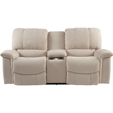 Casual Jace Power La-Z-Time® Loveseat with Bucket Seats and Console