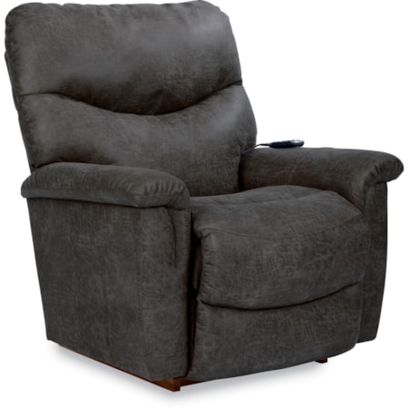 Power Rocking Recliner w/ Headrest & Lumbar