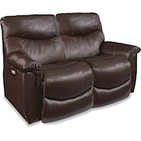 Casual Power La-Z-Time® Full Reclining Loveseat with Power Headrests