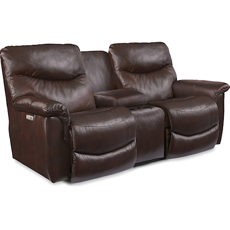 Power Reclining Loveseat with Console