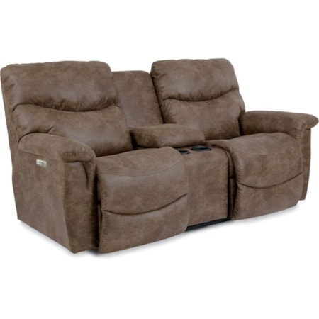 Power Recl Console Loveseat w/ Pwr Head