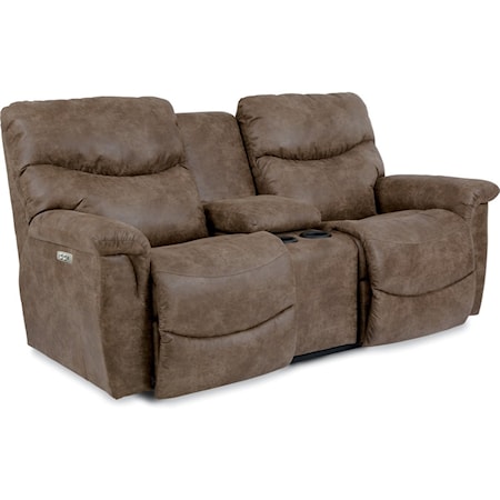 Power Recl Console Loveseat w/ Pwr Head