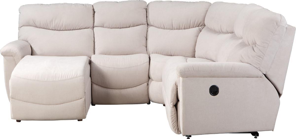 La-Z-Boy James Four Piece Power Reclining Sectional Sofa with RAS Reclining  Chaise | Adcock Furniture | Reclining Sectional Sofa