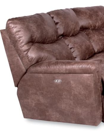 6 Pc Pwr Recl Sectional w LAS Chaise & Head