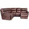 La-Z-Boy James 4 Pc Pwr Reclining Sectional w/ Pwr  Head