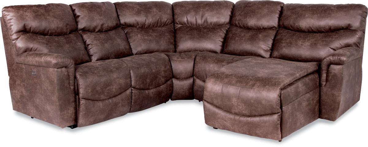 4 Pc Pwr Reclining Sectional w/ Pwr Head
