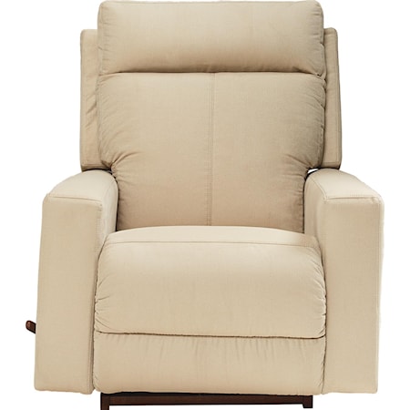 Contemporary RECLINA-GLIDER® Swivel Recliner with Topstitch Detailing