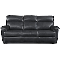 Casual Power Reclining Sofa with Power Tilt Headrests and USB Charging Ports