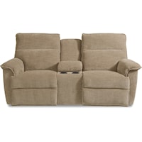 La-Z-Time® Full Reclining Loveseat w/Console