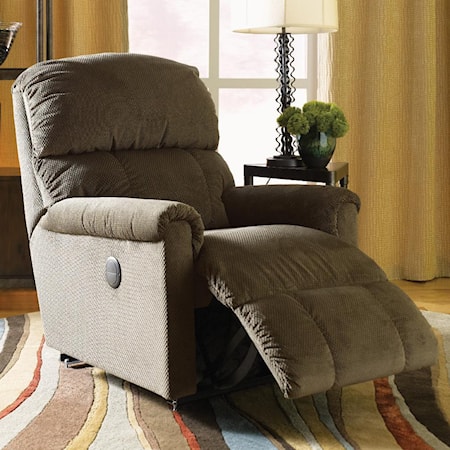 Power Recliner with Rolled Arms