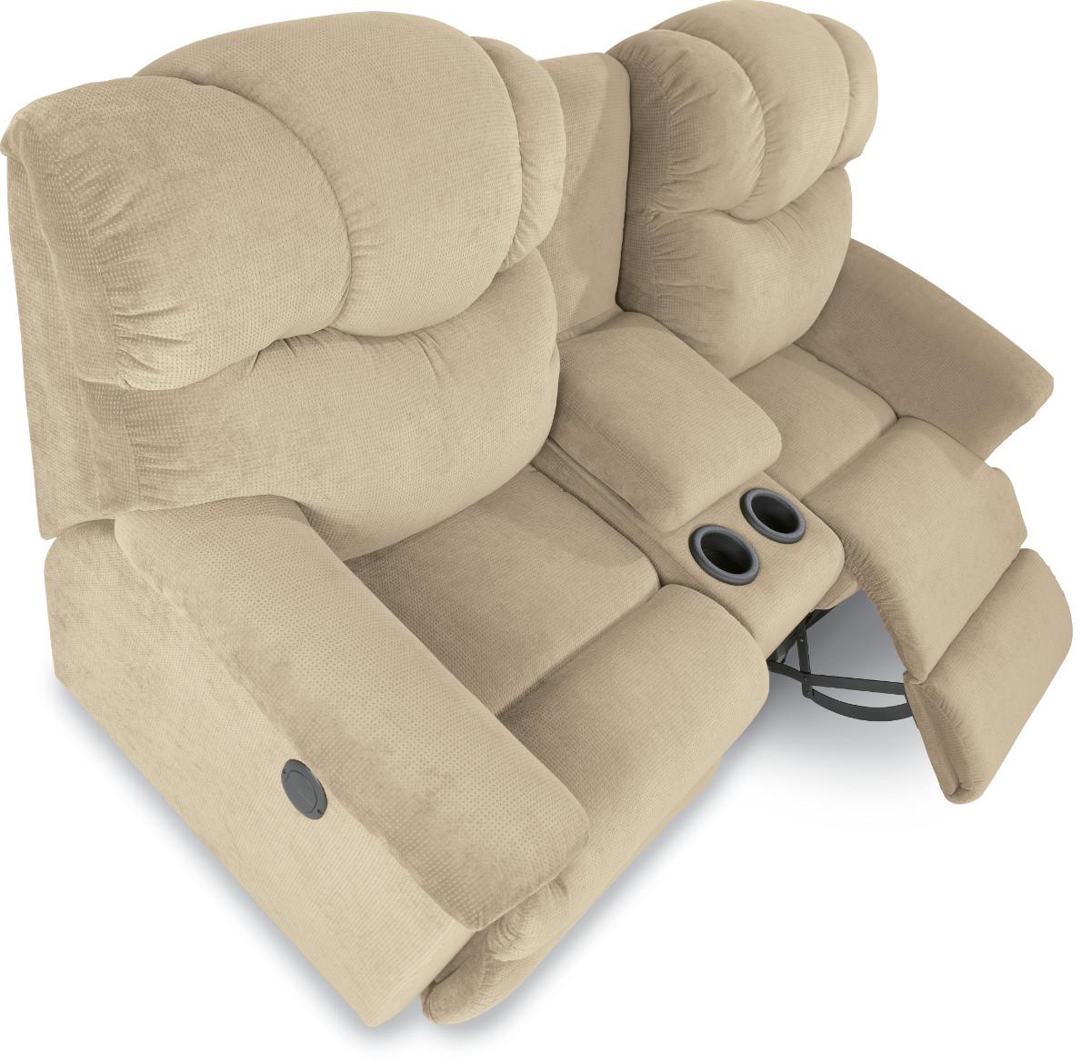 La-Z-Boy Lancer Reclining Loveseat with Console and Cup Holders 