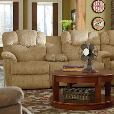 Power Reclining Loveseat with Cupholder Storage Console & USB Ports