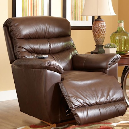 Joshua Power Rock Recliner w/ Headrest & Lum