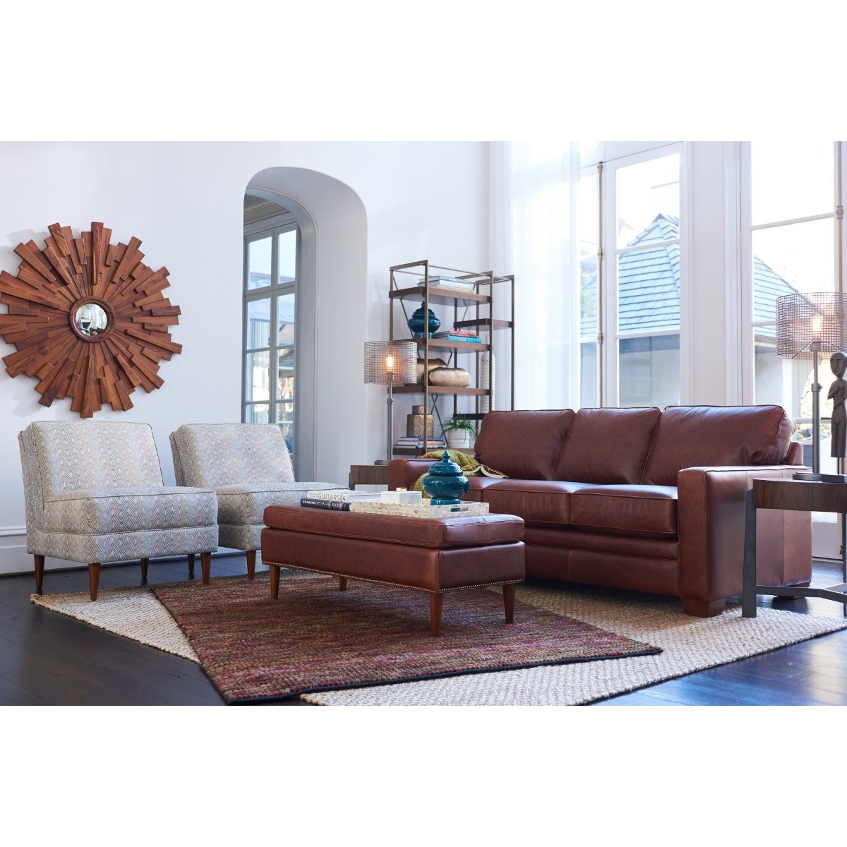 LaZBoy Meyer 610694 Contemporary Sofa with Premier ComfortCore
