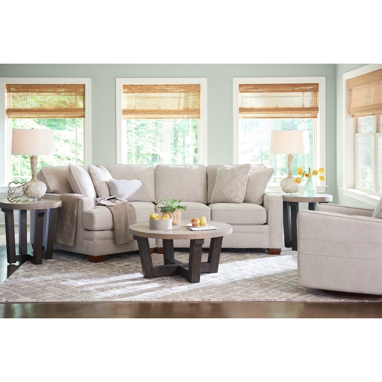 La-Z-Boy Meyer 2-Pc Sectional w/ RAS Cuddler