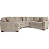 La-Z-Boy Meyer 4-Pc Sectional w/ RAS Cuddler