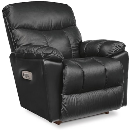 Power Rocking Recliner w/ Headrest & Lumbar