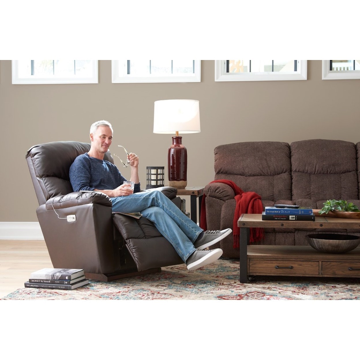 La-Z-Boy Morrison Power-Recline-XR RECLINA-ROCKER Recliner