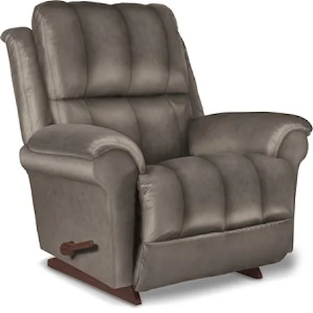 Oversized Big Man Power Rocking Recliner with Power Headrest / Lumbar and USB Port