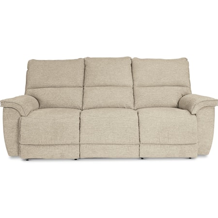 Casual Power Reclining Sofa with USB Charging Ports and Power Tilt Headrests