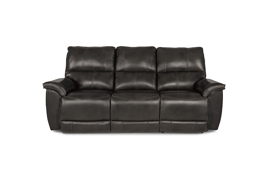 La-Z-Boy Black Leather Pull-out Couch