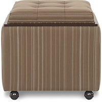 Leo Ottoman with Reversible Top