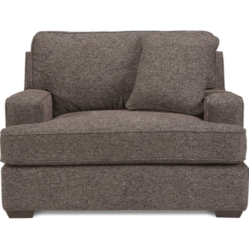Contemporary Premier Chair-and-a-Half with Comfort Core Seat Cushion