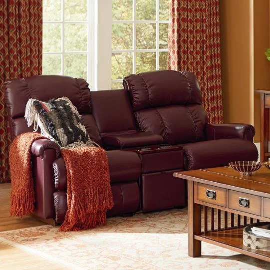 LaZBoy Pinnacle 3 Piece Reclining Sofa with Middle Console Rune's