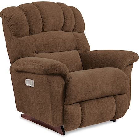 Casual Oversized Big Man Power-Recline-XR+ Rocker Recliner with Power Headrest/Lumbar and USB Port