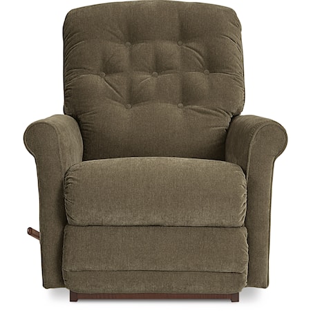 Casual Swivel Gliding Recliner with  Button Tufting