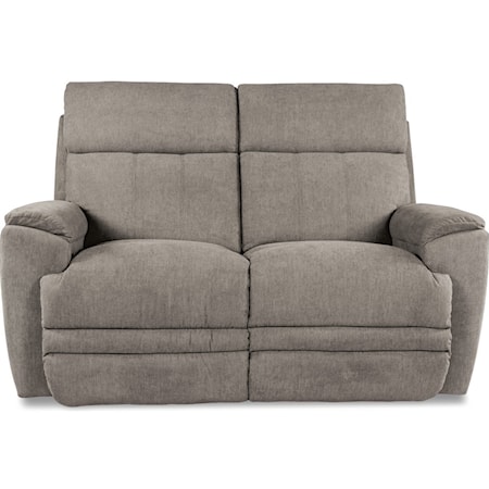 Casual Power Reclining Loveseat with USB Charging Ports and Power Headrests