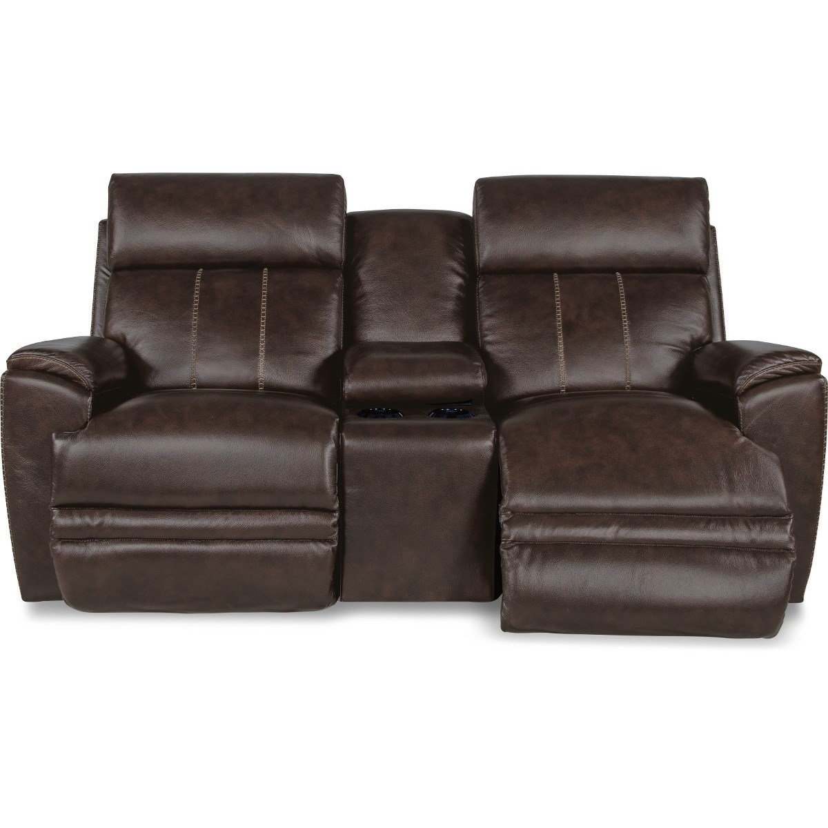 LaZBoy Talladega Casual Power Reclining Console Loveseat with USB