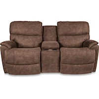 Reclining Loveseat with Cupholder Storage Console
