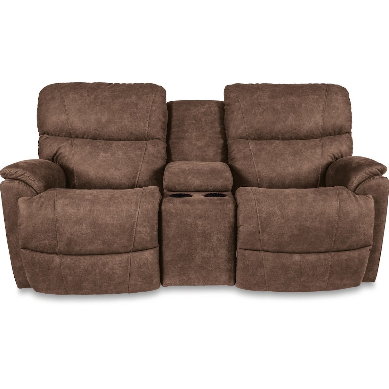 La-Z-Boy Trouper La-Z-Time Full Reclining Loveseat w/Console