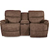 La-Z-Boy Trouper La-Z-Time Full Reclining Loveseat w/Console