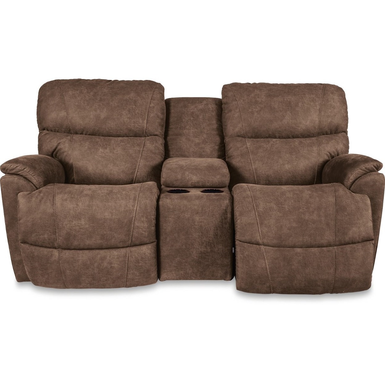 La-Z-Boy Trouper La-Z-Time Full Reclining Loveseat w/Console