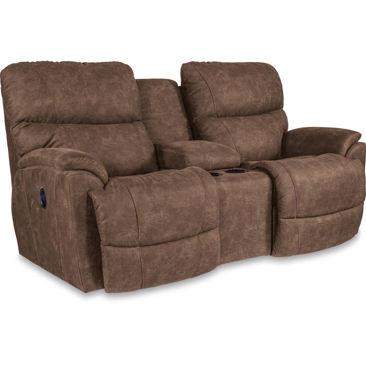 La-Z-Boy Trouper La-Z-Time Full Reclining Loveseat w/Console