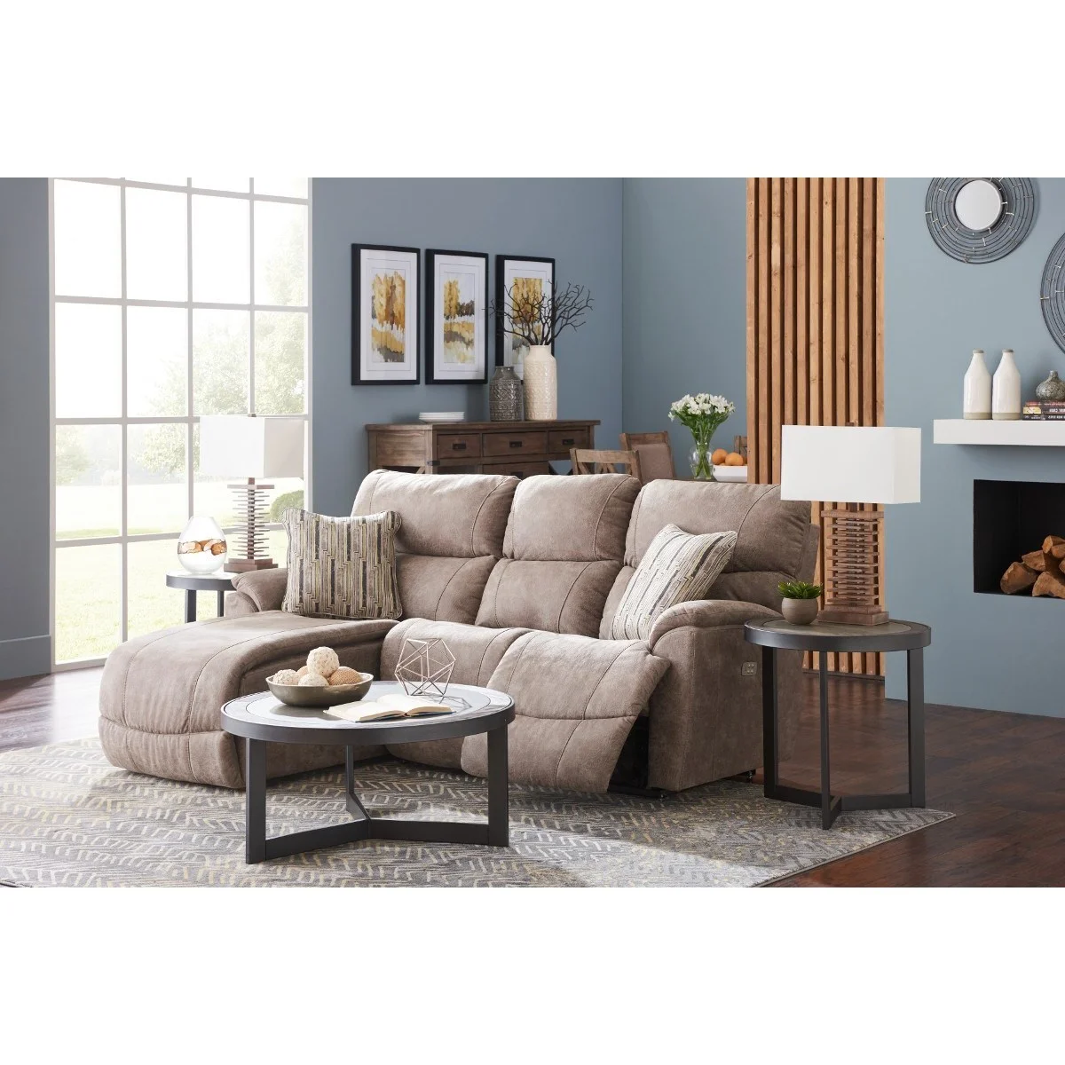 La-Z-Boy Trouper 44V724x1+44D724x1 E153765 Two Piece Reclining ...