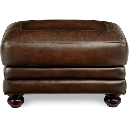 Traditional Upholstered Ottoman