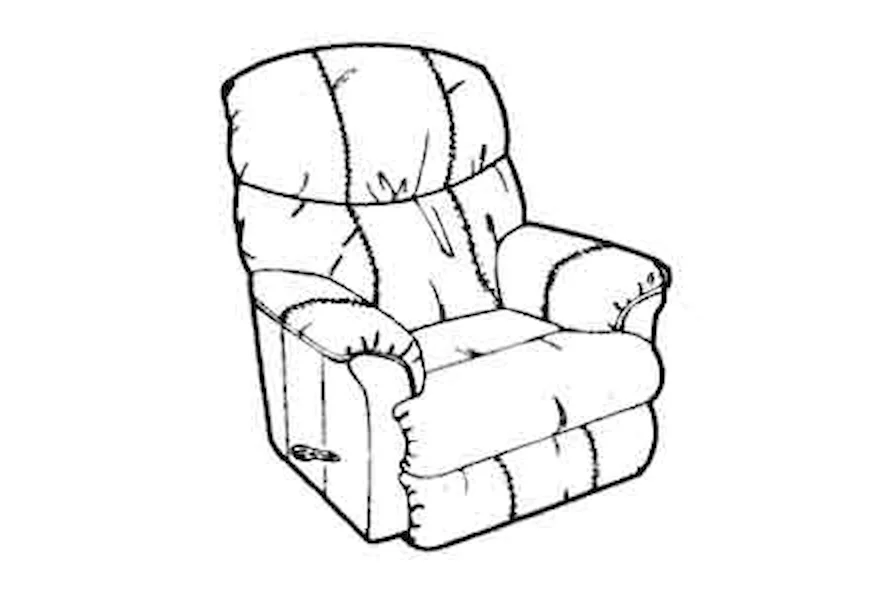 Recliners Larson Reclina-Rocker Chaise Reclining Chair by La-Z-Boy at Conlin's Furniture