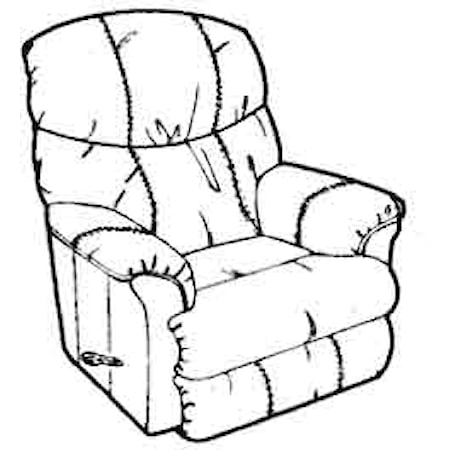 Larson Reclina-Rocker Chaise Reclining Chair